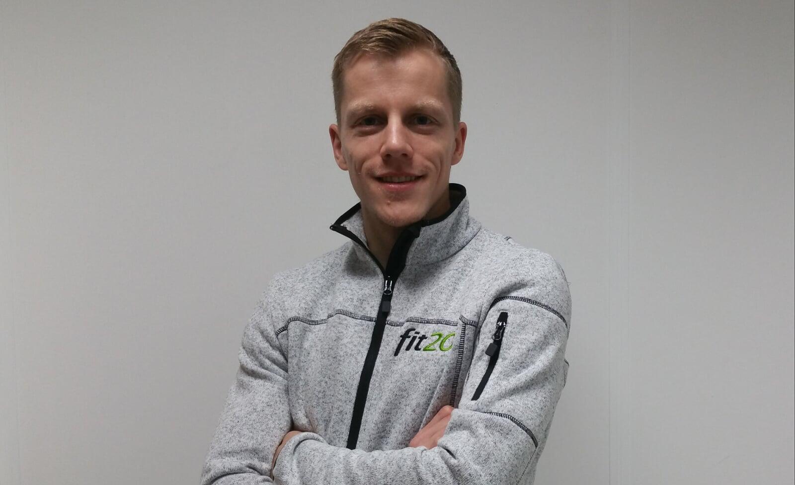 Dennis Spillekom, studio eigenaar en trainer bij fit20 Nieuwegein
